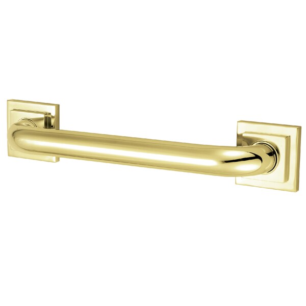 Claremont Contemporary Grab Bar, 38-13/16" L, Brass, Polished Brass DR614362 - main